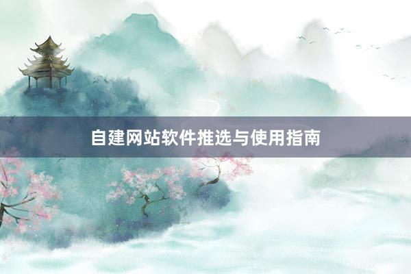 自建网站软件推选与使用指南